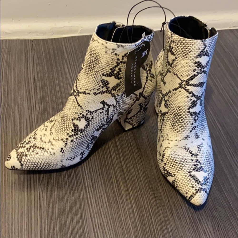 Snakeskin boots